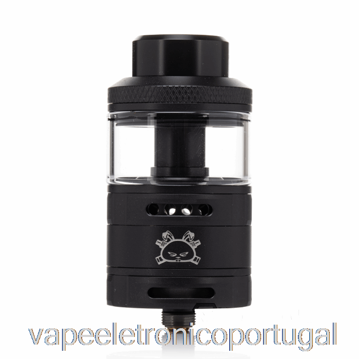 Vape Eletrônico Hellvape Fat Coelho 28mm Rta Preto C/logo Branco